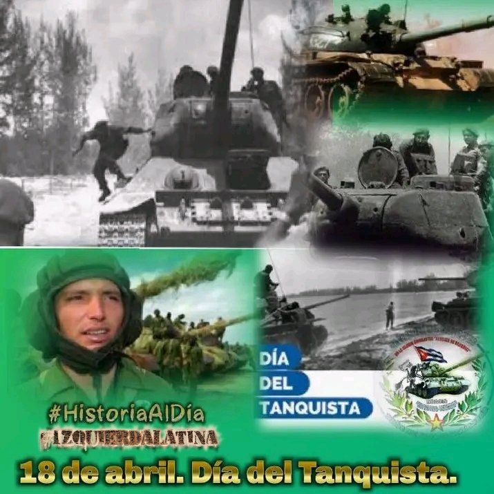 Comparte, ama y Divulga📲
la Historia 🇨🇺 de nuestra Patria.
 Efemérides del 18 de abril.
👣Nace Carlos Manuel de Céspedes.
👣Nace Raúl Roa García.
👣Fallece Albert Einstein.
👣Día del Tanquista. Felicidades.❤️
#HistoriaAlDía #IzquierdaLatina #TitanesDeCorazón