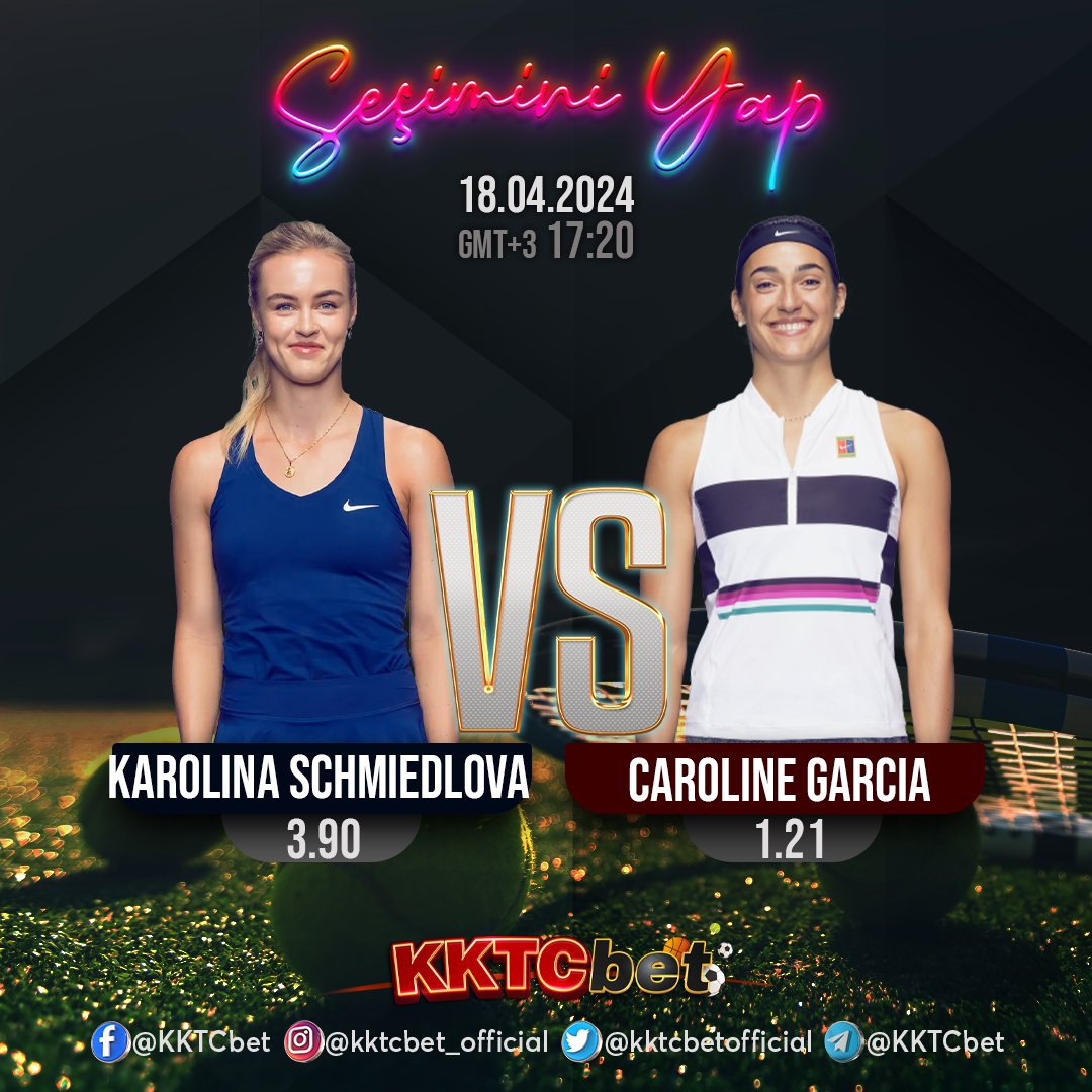 Seçimini Yap! Anna Karolina Schmiedlova - Caroline Garcia - Favorin Kim? #match #win #kazan #gameday #matchday #favorite #tennis #tennisfan #tennislove #tennislife #tenniscourt #tennismatch #tennisplayer #wta #wtatour #WTA2024 #wtatennis