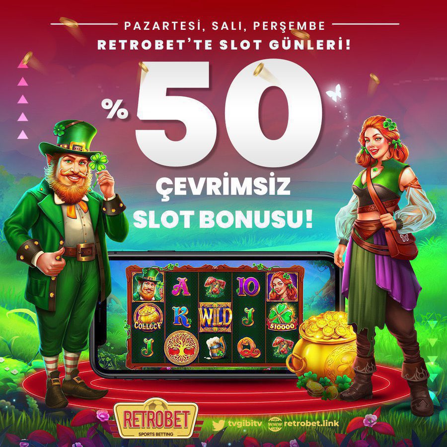 ÇEVRİMSİZ için haftanın son günü %5️⃣0️⃣ Slot Bonusunu kaçırma❗️ 🚀Slot Retrobet'te oynanır ! ⚡️Güncel Adres: retrobet.link/?btag=twitter