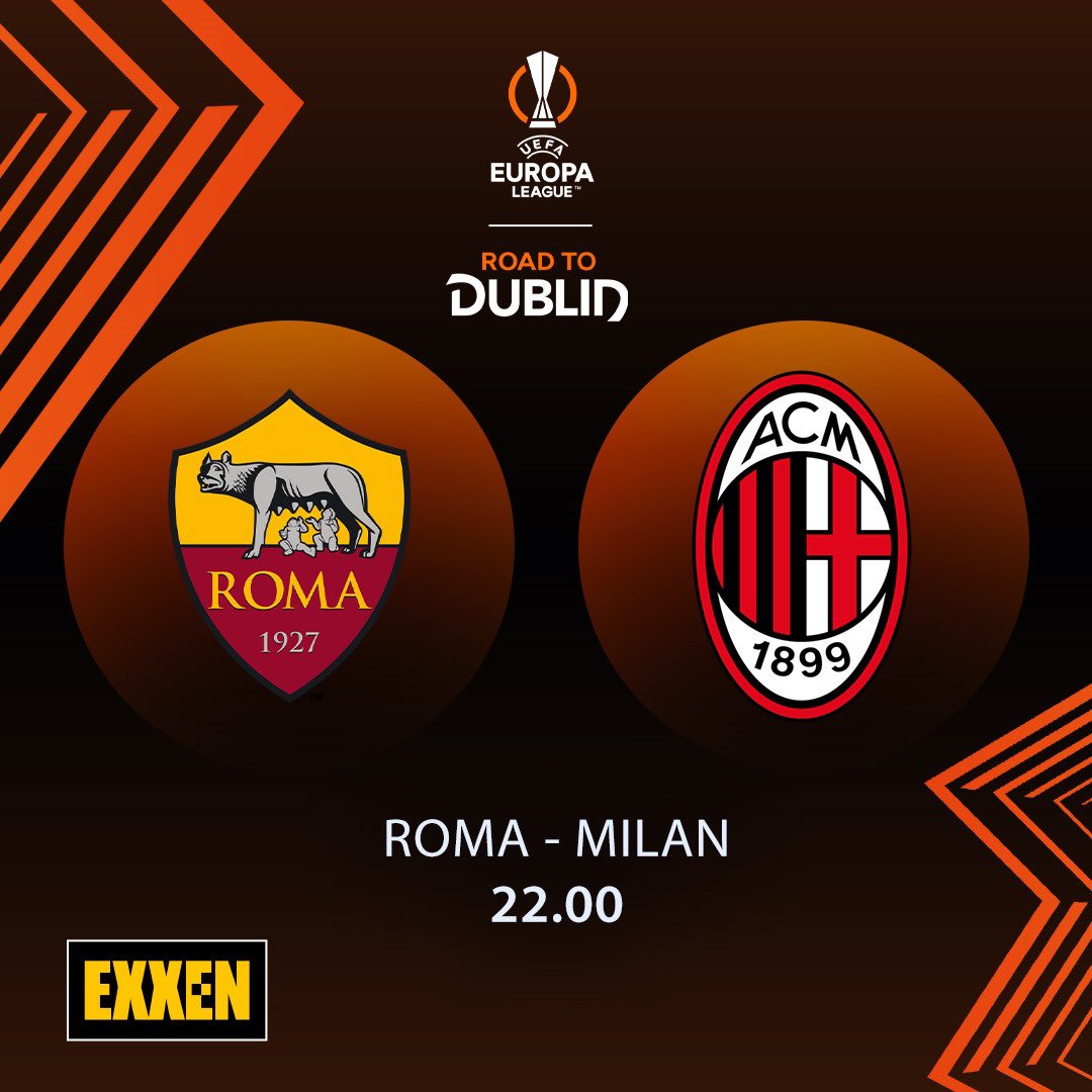 'Roma - Milan' karşılaşması bu akşam 22.00'de EXXEN'de.