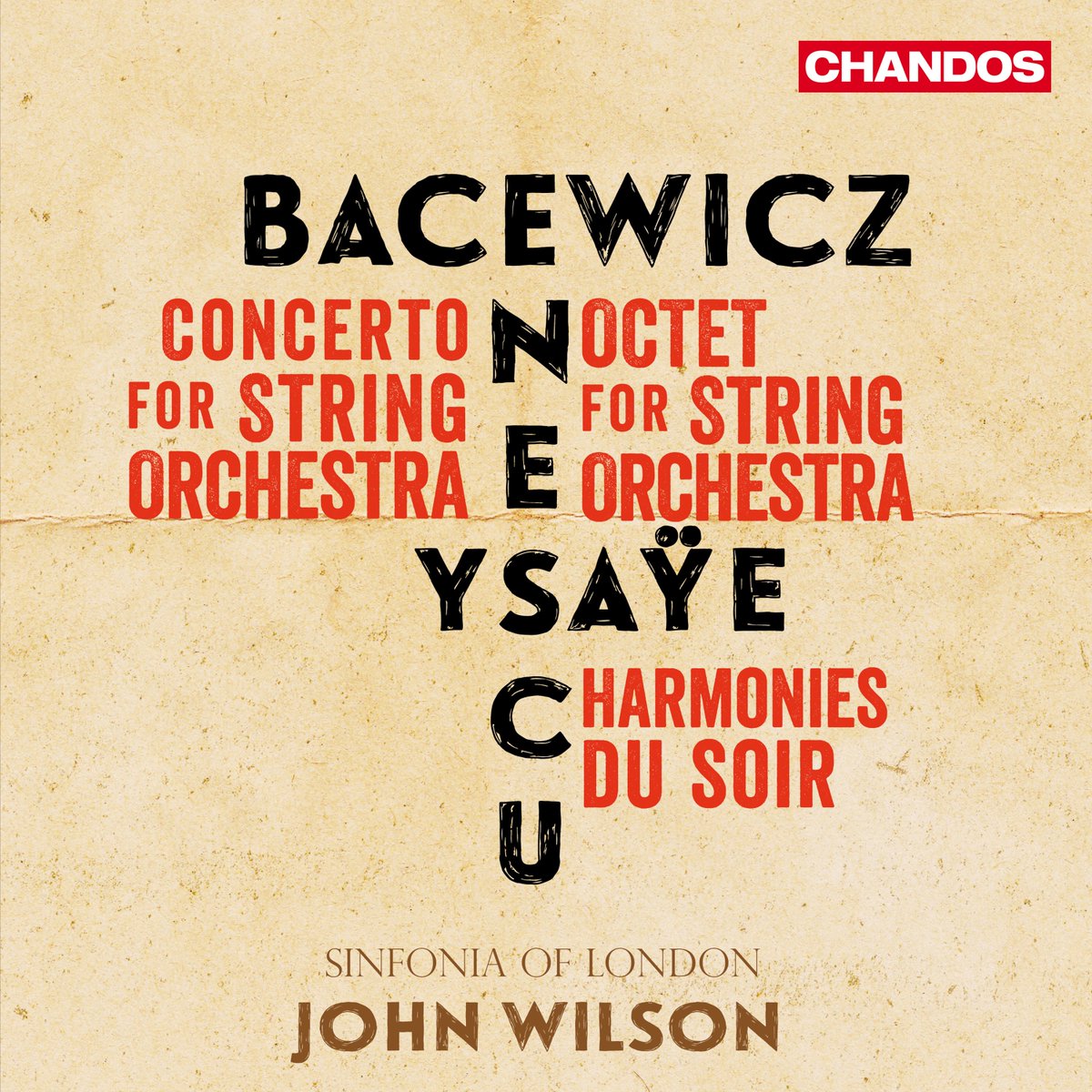 Music composed by virtuosic string players. Rare and enchanting 20th-century string repertoire from Bacewicz, Enescu, and Ysaÿe, played by John Wilson and @SinfoniaOfLondn. apple.co/JohnWilson