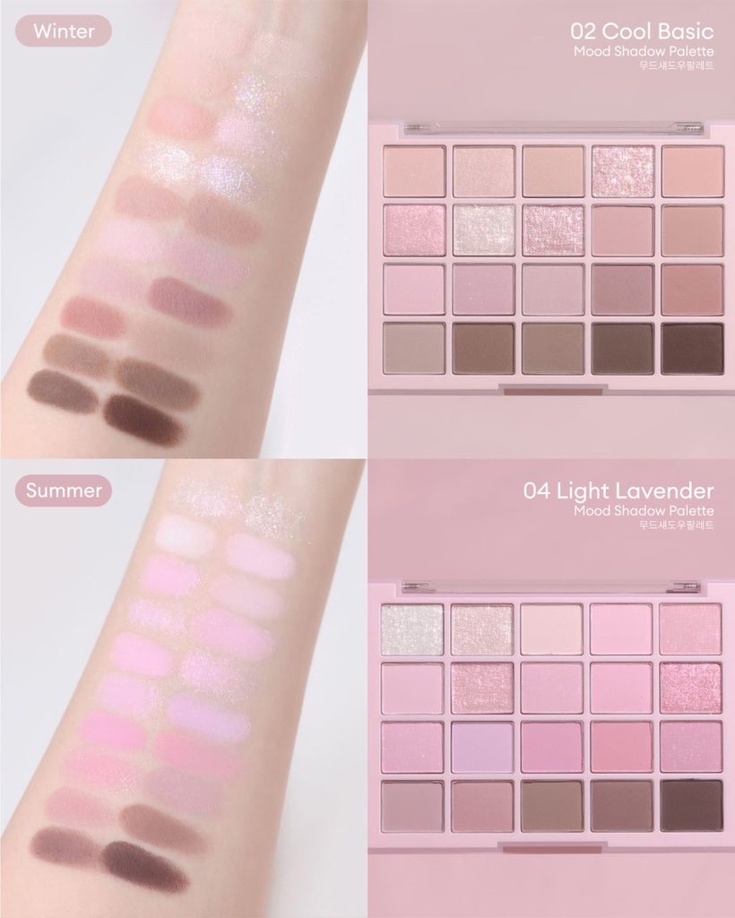 dasique_th's tweet photo. Dasique Mood Shadow Palette🎨🖌️
น้องอายพาเลต 20 ช่อง มาถึงไทยแล้วค่าา บอกเลยว่ารุ่นนี้โทนดีให้สีมาคุ้มมาก ห้ามพลาด

𝟬𝟭 𝗪𝗮𝗿𝗺 𝗕𝗮𝘀𝗶𝗰
โทนเบจน้ำตาลตุ่น วอร์มโทน 

𝟬𝟮 𝗖𝗼𝗼𝗹 𝗕𝗮𝘀𝗶𝗰
โทนม่วงอมน้ำตาลตุ่น คูลโทน 

𝟬𝟯 𝗦𝗽𝗿𝗶𝗻𝗴 𝗖𝗼𝗿𝗮𝗹
โทนชมพูอมส้มคอรัลสดใส

𝟬𝟰 𝗟𝗶𝗴𝗵𝘁 𝗟𝗮𝘃𝗲𝗻𝗱𝗲𝗿
โทมชมพูอมม่วงลาเวนเดอร์สดใส

💗พบ Pop-up store พร้อมโปรโมชั่นส่วนลดและของแถมพิเศษที่แรกก่อนใครที่ EVEANDBOY Siam Square the underground

📌ตั้งแต่วันที่ 19 เม.ย. 67 - 25 เม.ย.67

หรือถ้าใครไม่สะดวกมาที่สาขา ทางแบรนด์จะมีการจัดโปรฯออนไลน์อีกครั้งในวันที่ 25 เม.ย. 67 นี้น้า