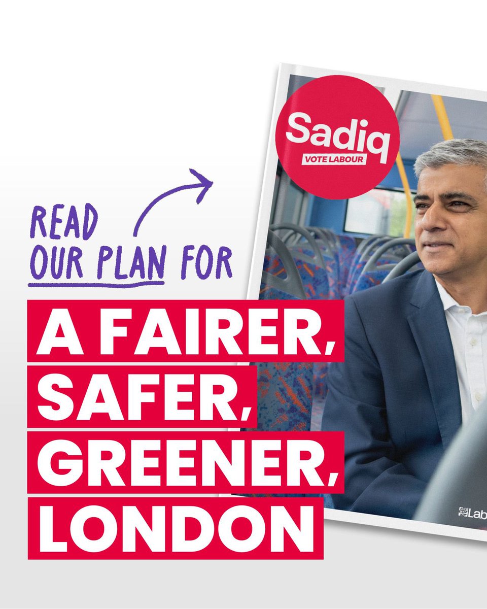 New manifesto just dropped ➡️ sadiq.london/manifesto