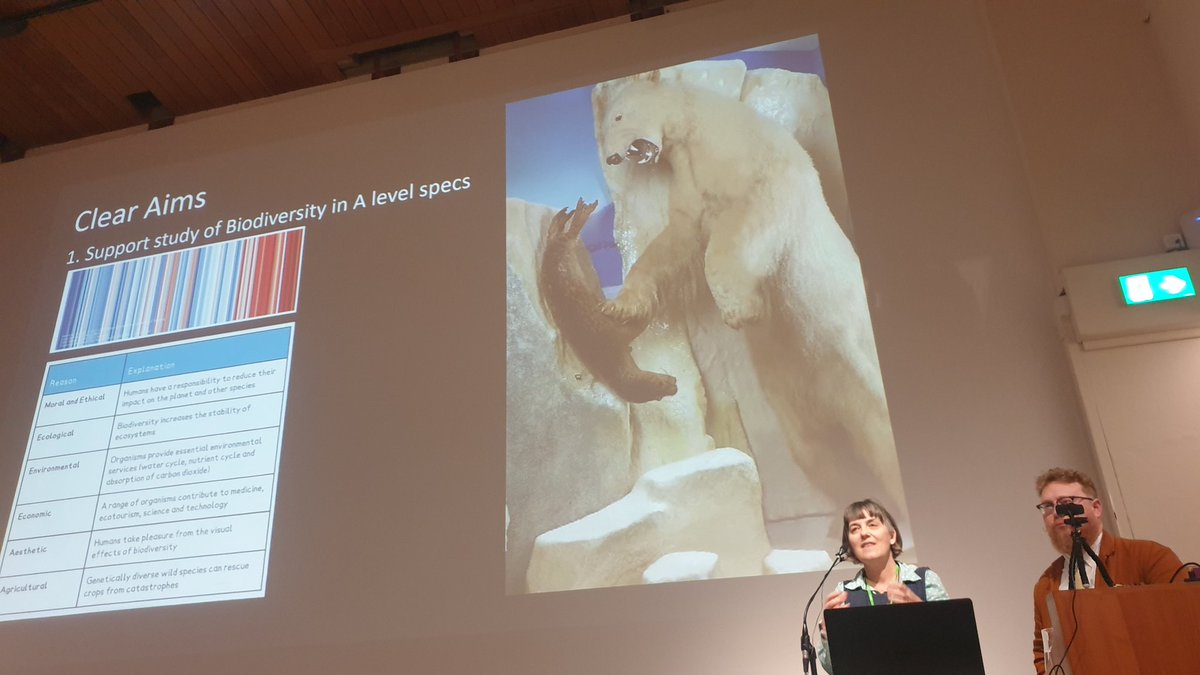 zoologicallady's tweet photo. @Nat_SCA Fantastic diorama featured in @DrDWaterhouse and @KathyMoNZC talk on A level students using NH collections for learning #NatSCA2024 https://t.co/iq5F4LqMsl