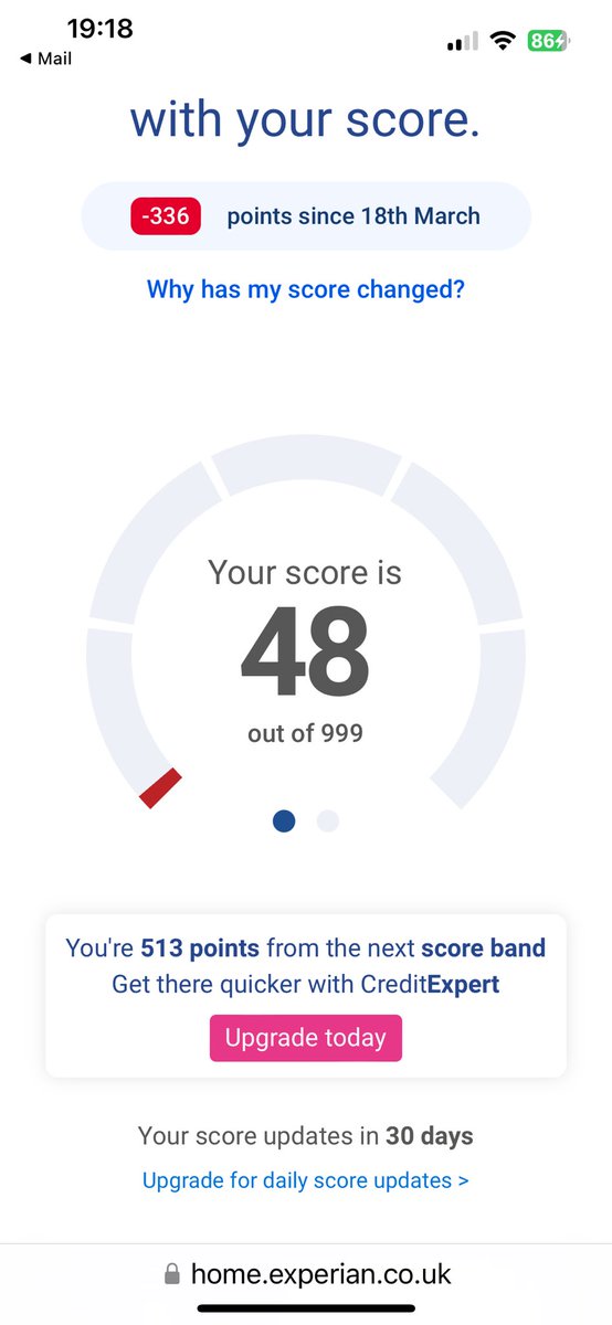 Before lockdown, I had a “credit score” with Experian of 895. Because apparently credit scores are everything 

This is my credit score today…
I work, I pay my bills, I have credit cards, and car on finance. 

Any one beat this ?