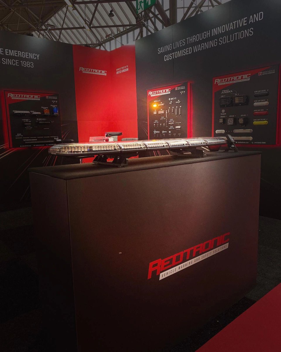 The new Evolve Lightbar has officially made its debut at Intertraffic, and the response has been incredible! 🚨👏🏻 Visit the Redtronic stand for a hands-on demo and ask any questions you may have. ✨ See us on stand 08.255! #redtronic #intertraffic #amsterdam