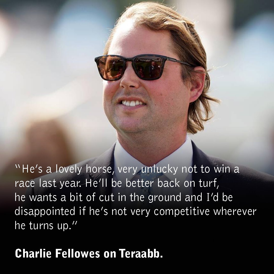🔎 Charlie Fellowes marks your card with one to watch... Keep an eye on Teraabb, who is set to run today (4:15 Newbury).