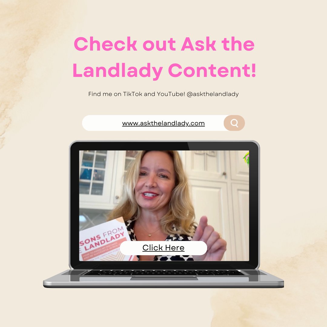 You know you want to watch! #askthelandlady #landlady #DIYlandlord #landlord #landlordtips #propertymanagement #forrent #rentisdue #apartments #apartmentforrent #realestateinvesting #realestate #realestateinvestor #propertymanager #womeninrealestate #section8 #multifamily