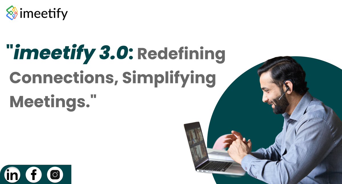 imeetify's tweet photo. Dear connections! The wait is over, happy to announce that imeetify 3.0 is live now.
Sign-in Now: https://t.co/Sx2IVMWT3J https://t.co/n2xwBTbww5