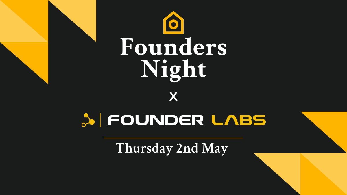 This month, we will be talking about the incredible new accelerator programme, Founder Labs, and answering any questions you may have. Get your tickets here: buff.ly/3UcDHcE #FoundersNight#StartupNetworking