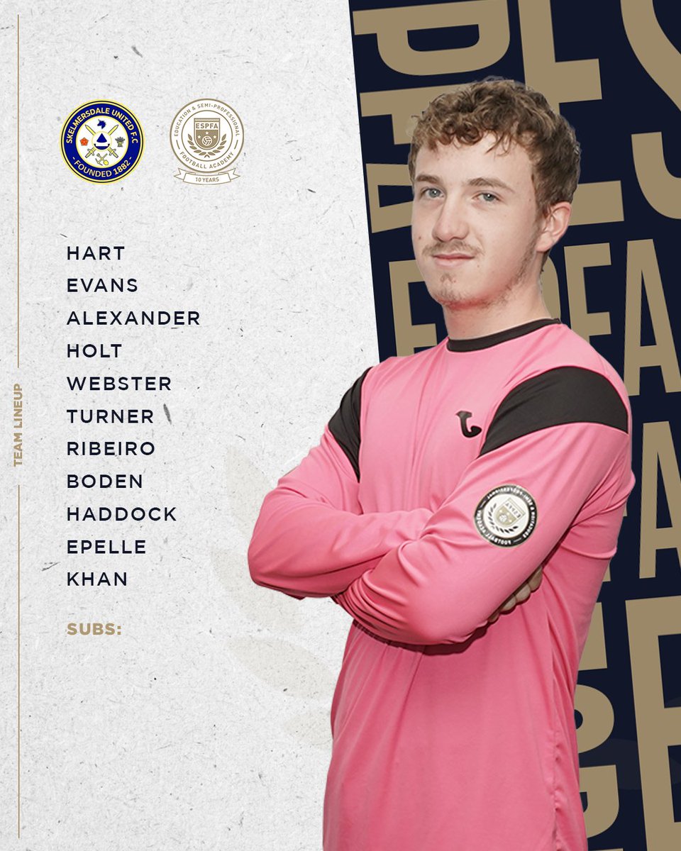 ESPFAcademy's tweet photo. #MatchweekTwentySeven TEAM LINE-UP: ESPFA Lancashire (@Skemutdofficial) https://t.co/7fsSgNdMZg