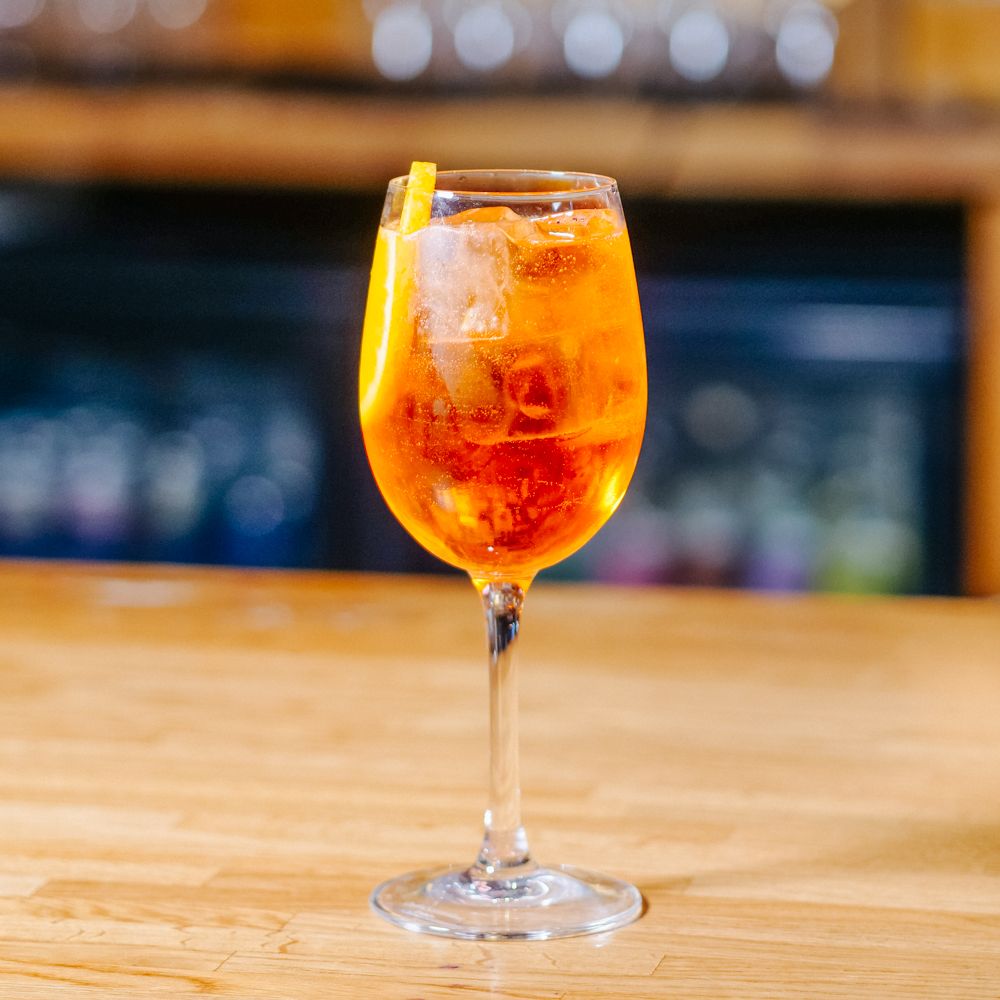 The tiniest spec of sun means Aperol spritz on the rooftop... we don't make the rules 🤷‍♀️ 2 for £12.95 all day, everyday! @aperolspritzuk 🍹