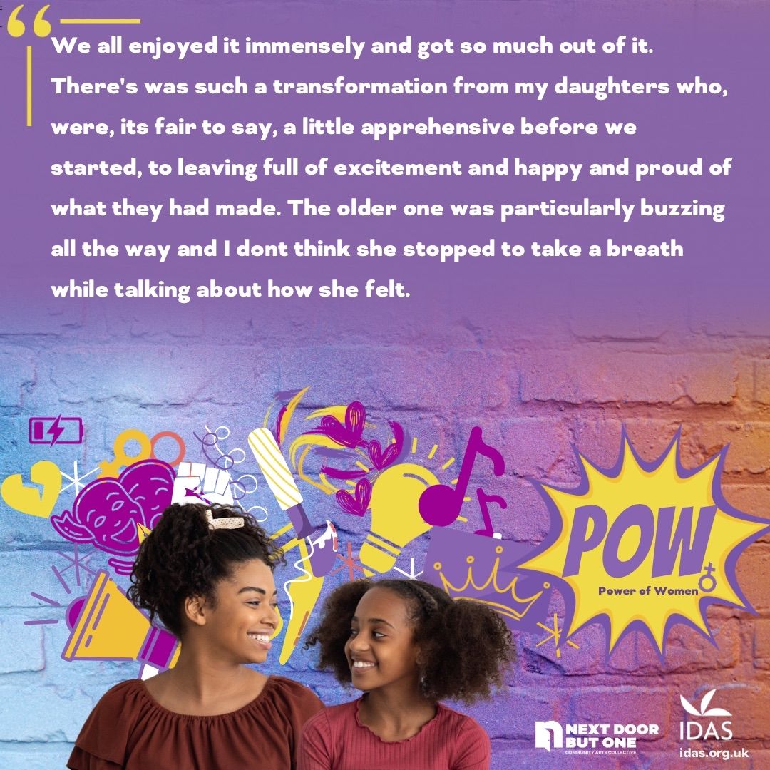 POW really is powerful💥 For mums & daughters alike! Just what we’d hoped for when creating these new workshops with @idasfor100🫶 And the good news is, you can still get involved by booking your place on our Pickering workshop this coming Tuesday. 🎟️ buff.ly/3W1HKKu