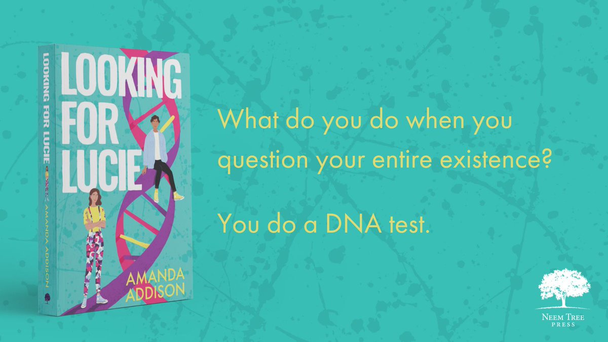 Happy publication day to #LookingForLucie by @amandaauthorart! 💙🧬 Enjoy a heartfelt journey of identity, discovery, and the power of friendship.

👉 Looking for Lucie is available in the UK & Europe in paperback & eBook: neemtreepress.com/book/looking-f…

#BookTwitter #YABooks #KidLit