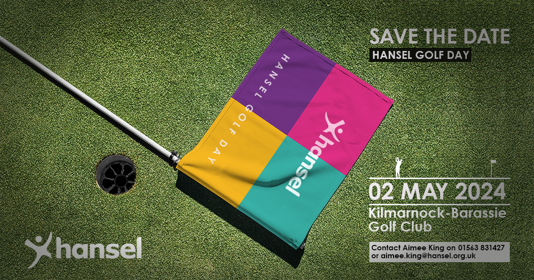 Join us on Thur 2nd May at Kilmarnock (Barassie) Golf Club for a scenic round of #Golf, delicious food &amp; the chance to win some amazing prizes, including tickets to #TheOpen, in our auction! Call Aimee on 07841436255 or complete the registration form here: hansel.org.uk/support-us/fun…