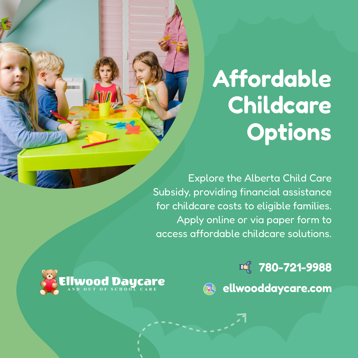 Discover how the Alberta Child Care Subsidy offers financial assistance for childcare costs. Apply online or via paper form to access affordable childcare options for your family. Contact us to learn more. 

#ChildCareSubsidy #DayCare #EdmontonAB