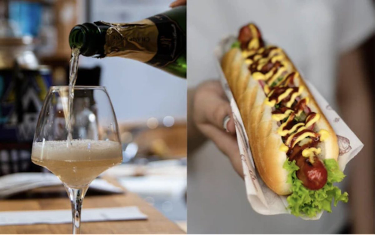 Join @LeVignobleBrs for an evening dedicated to sparkling wine and hotdogs, the most unexpected but interesting wine and food pairings! 🍷🌭

📍 Wednesday 15 May, 7-10pm | Tickets £30
👉 Book now ow.ly/OQTT50RgQLt

#LoveBristol #BusinessCommunity