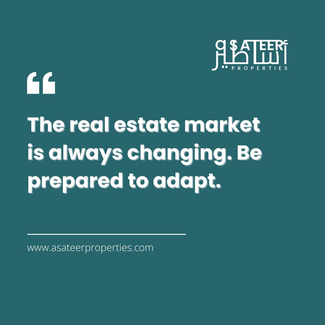 Embrace the changing landscape of Dubai's real estate market with #AsateerProperties. Our expert team ensures you're always ahead of the curve!

Contact us today.

#Adaptability #RealEstateDubai #MarketInsights #BuildingTogether #AsateerProperties