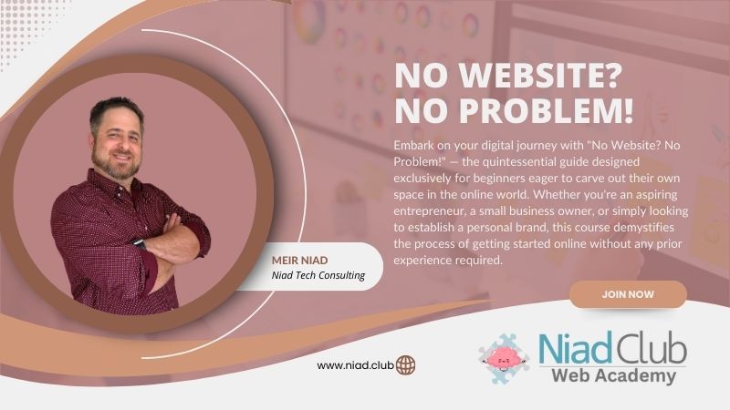 Ready to conquer the digital world but overwhelmed by creating a website? Our course 'No Website? No Problem!' breaks down barriers, offering expert guidance, interactive learning, and community support. #WebsiteCreation #NoWebsiteNoProblem niad.net/diy-website-wh…