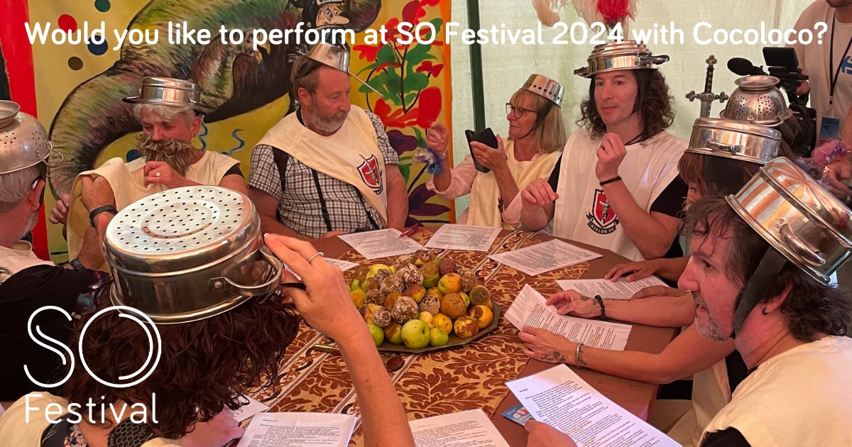 Would you like to perform with Cocoloco at SO Festival 24? Cocoloco would like to hear from adults and young people (aged 13+) who are interested in performing in Shangri-LaLa, a new street theatre show, at #SOfestival 2024. Find out more qrco.de/besZbQ #skegness