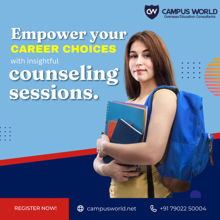 Explore endless possibilities with our expert career guidance. Your future starts here!

Inquire for more at - campusworld.net

Book an Appointment at - 79022 50004

.

.

#campusworld #careercounseling #careerdiscovery #findyourpath #careerempowerment #careermapping