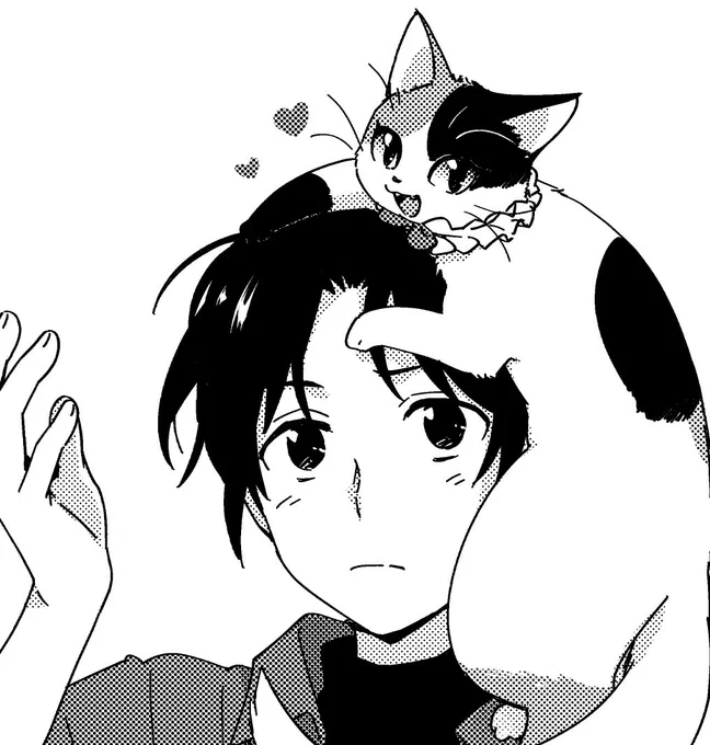 告知!!されてるので遅れながら…!
7月発売の「ねこぱんち」にて「モフモフ屋敷の猫とオレ」掲載予定です!よろしくお願いします～!! 
