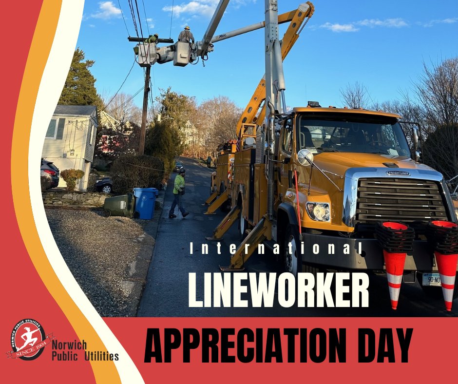 Join us in celebrating International Lineworker Appreciation Day today. A special thanks to our entire Line Department and supporting teams for helping to provide our customers with safe and reliable electricity. Thank you for all you do for our customers every day.