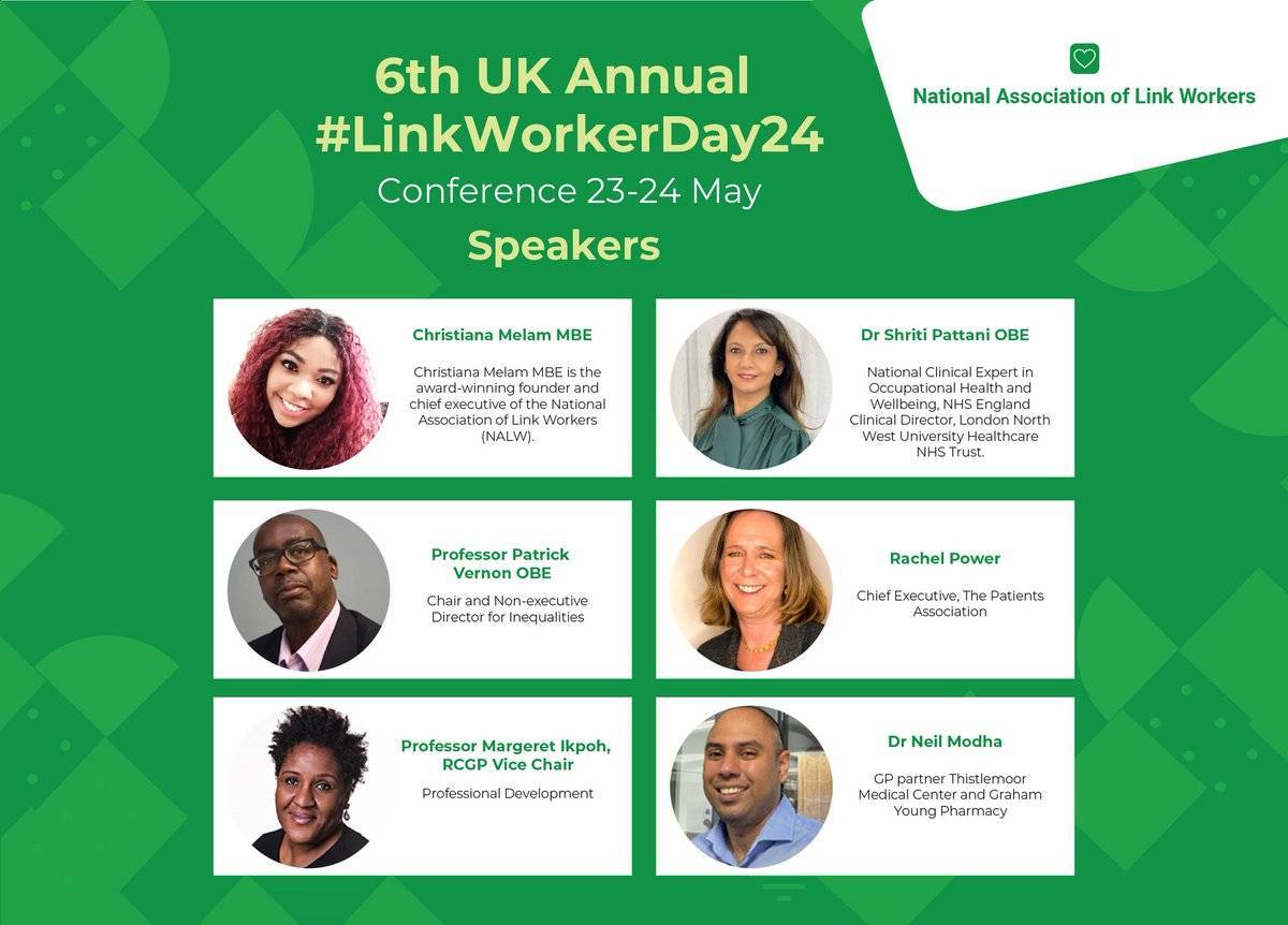 Only 5 weeks to go! Next steps for #socialprescribing #linkworkers to be revealed at our annual conference 👂 Have you booked your #LinkWorkerDay24 conference ticket yet 🎟? Don't miss out! event.fourwaves.com/linkworkerday/…