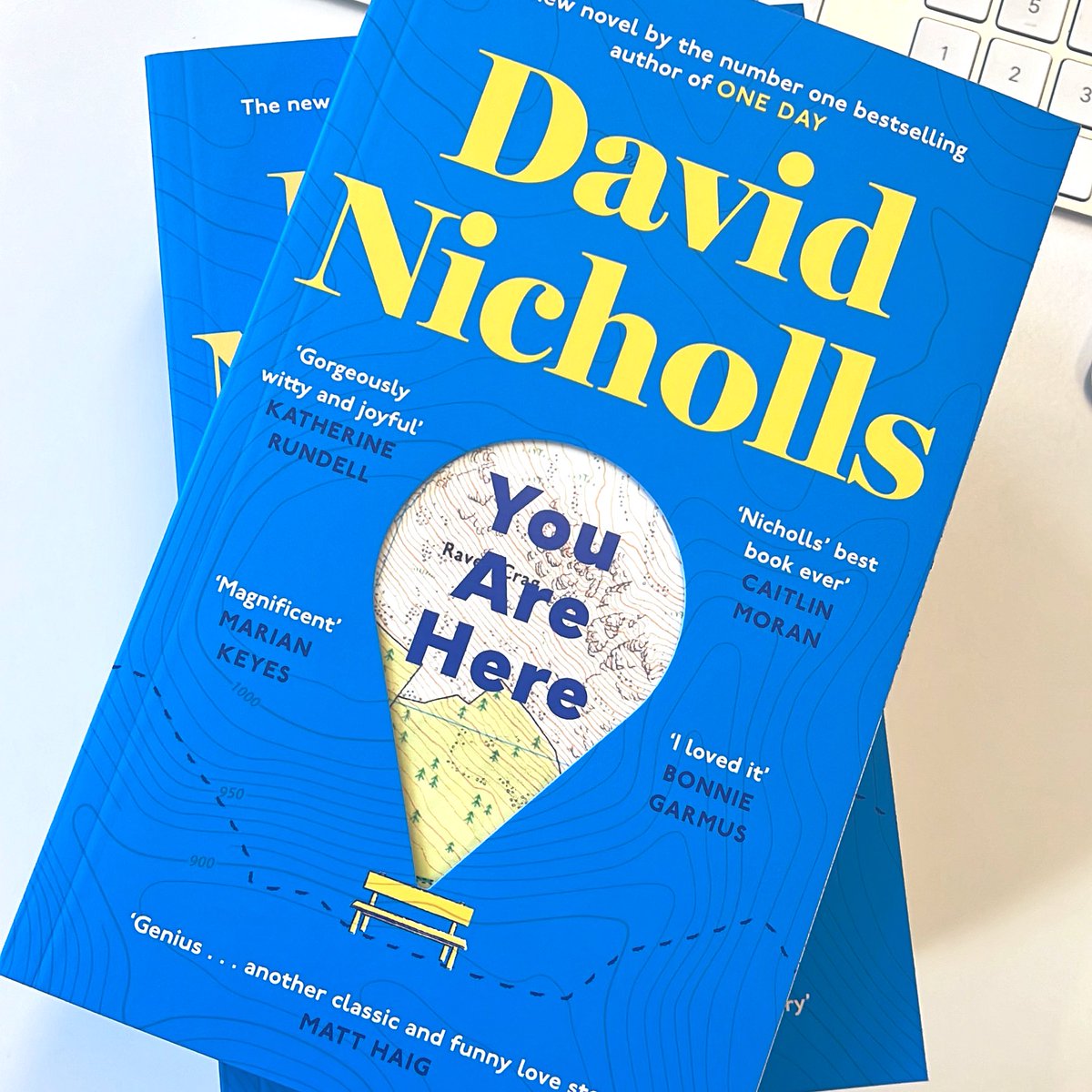 Ok, this is NOT a drill: I have five proofs of @DavidNWriter’s new novel YOU ARE HERE to give away. Who wants one?