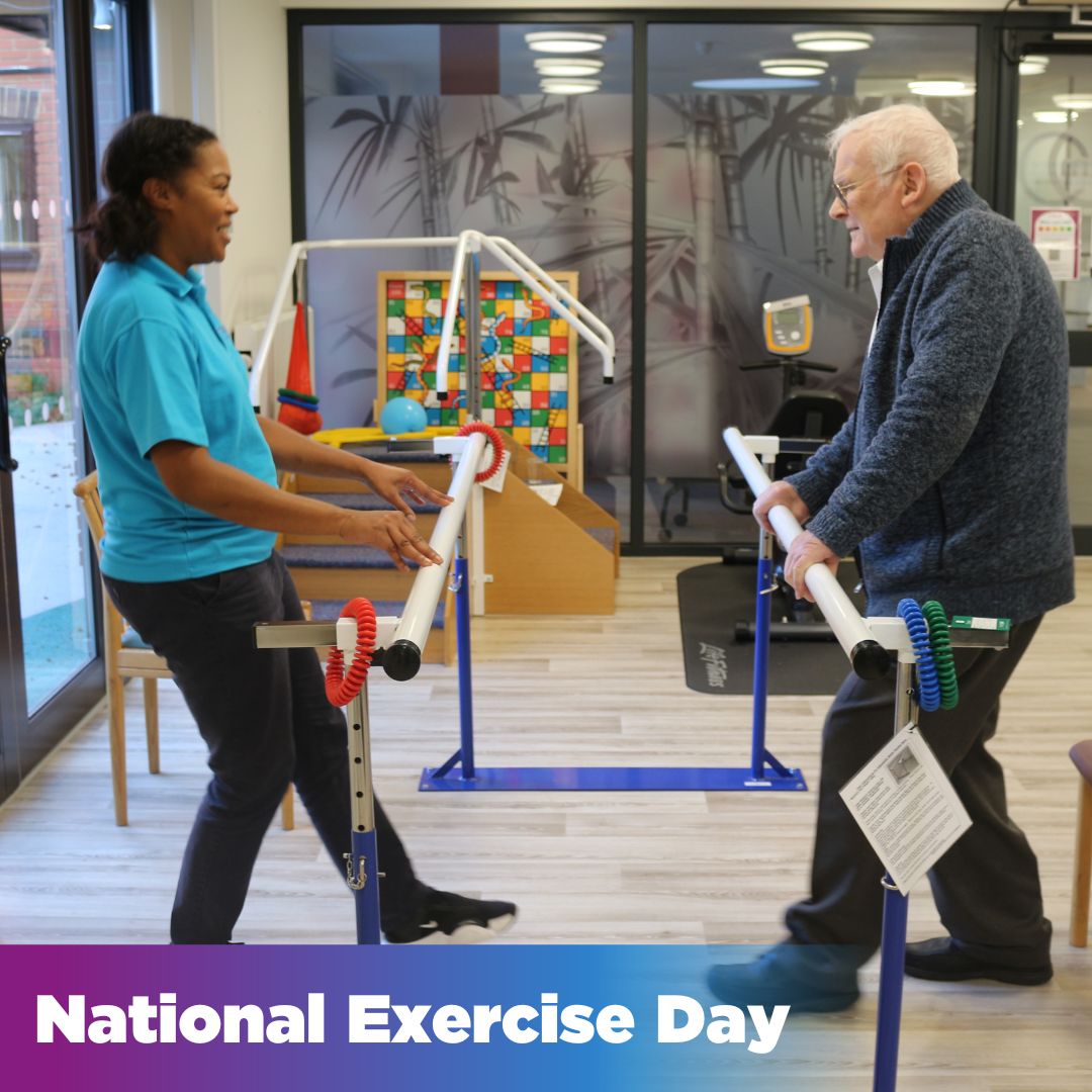 Last year our rehabilitation team delivered 402 sessions. We understand the importance of exercise for those living with a life-limiting illness. Our sessions can help to improve symptoms including pain, breathlessness and fatigue. 👉 bit.ly/keechrefer #NationalExerciseDay