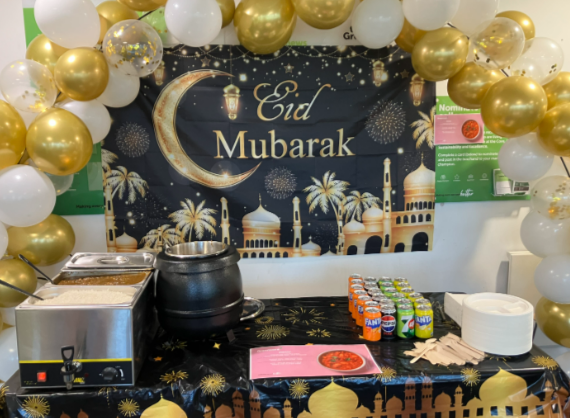 Our colleagues in Bristol celebrated Eid with traditional festivities, including a meal earlier this week as part of our inclusivity activities at Greencore. #peopleatthecore #eid #inclusionatgreencore