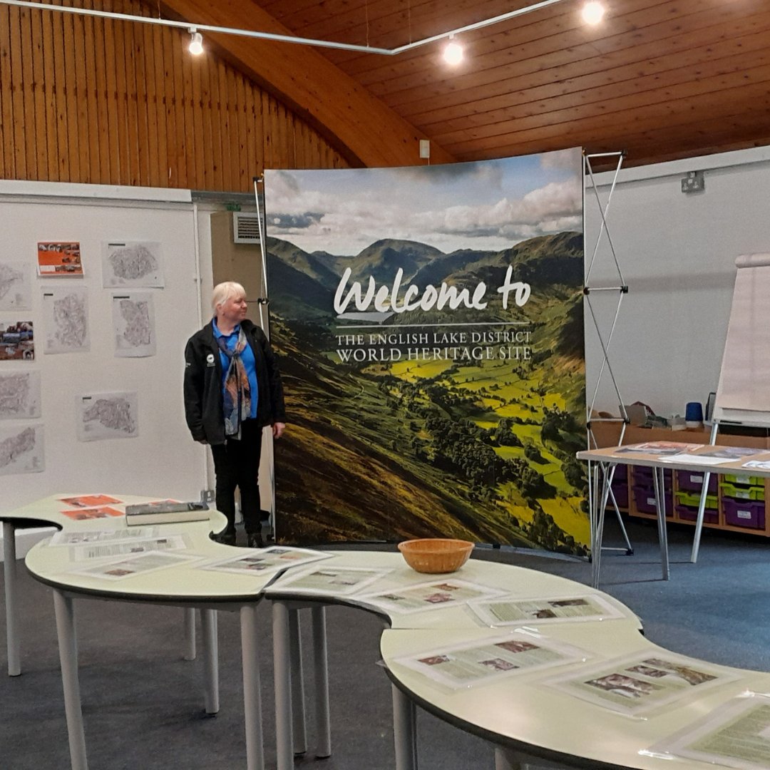 As part of #WorldHeritageDay our World Heritage Site Coordinator Mairi is at our Visitor Centre @Brockhole on Windermere. Pop by to say hello, talk all things World Heritage and ask any questions you may have