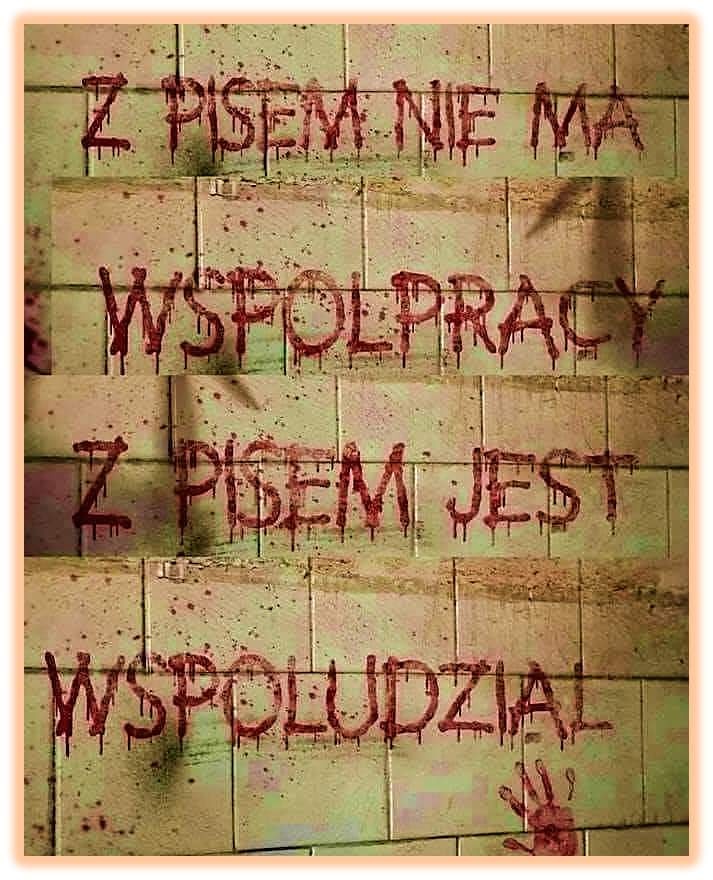 WiolettaZa50357's tweet photo. Pamiętajmy, że PiS to trucizna, PiS to zło, PiS to mafia przestępców .
Pamiętajmy, że Duda to PiS,a #PiStoRosja .Polska musi być szczęśliwa #PolskaBezPiS ,bez Dudy! https://t.co/1XMC2VSVET