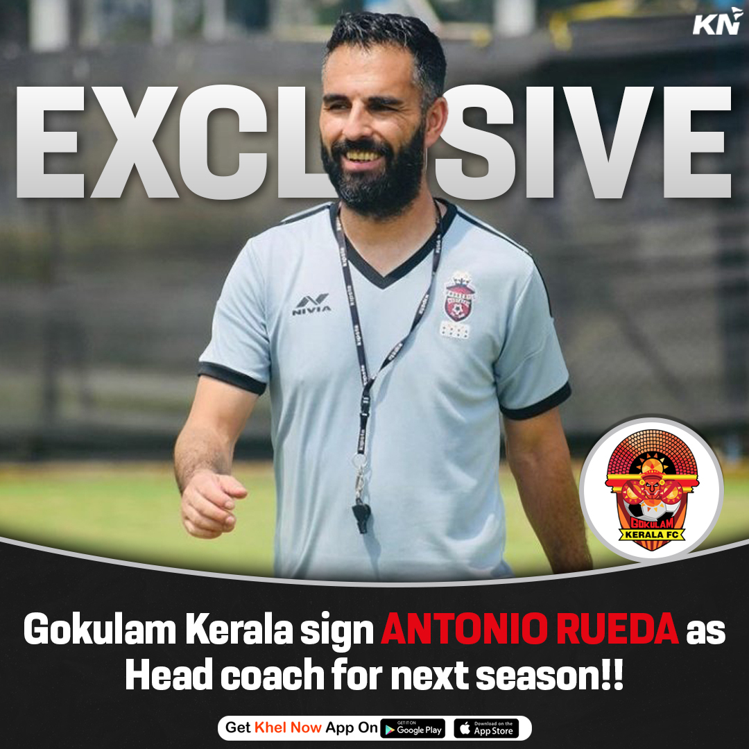 Gokulam Kerala set to name Antonio Rueda as their new head coach 👀🔥

#IndianFootball #GokulamKerala #antoniorueda