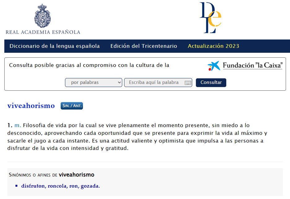 TheModz01YTT's tweet photo. Conseguido.
#viveahorismo ya pertenece a la @RAEinforma gracias a nuestras peticiones.
Saben de que va el tema y han añadido hasta sinónimos. https://t.co/R6bjdfXHCr