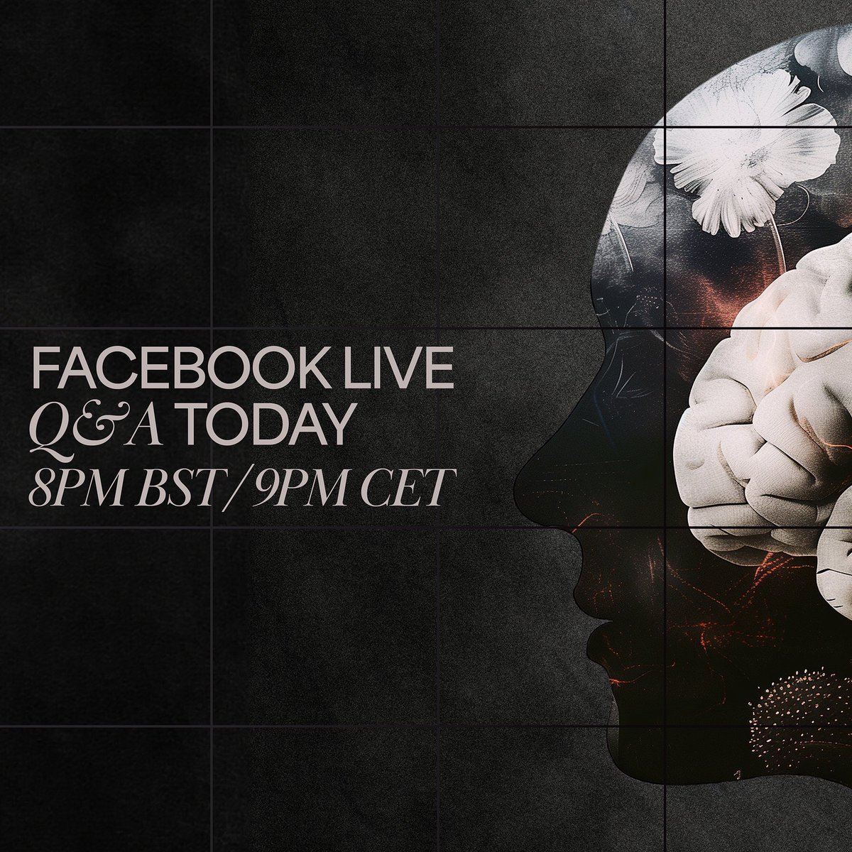 LIVE Q&A TONIGHT ON FACEBOOK! Join us tonight as we answer all your questions about Personal Army, the album reissues and our Classic Albums Live gigs, and anything else you want to ask us! See you tonight ✌️