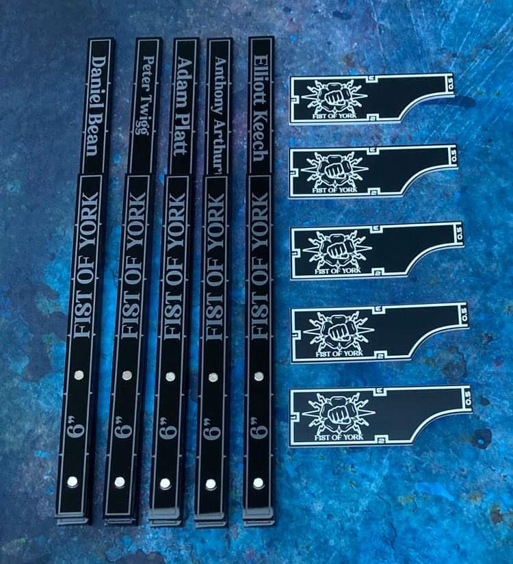 If you are looking for custom team merch like the lovely lads over at Fist of York then get in touch, happy to work on custom orders via DM &amp; email