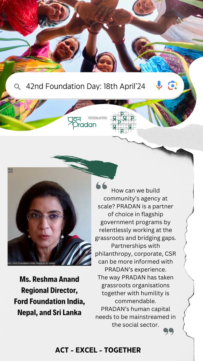 Reshma Anand focuses on how partnerships can accelerate human transformation in rural India. #42foundationday @FordFoundation