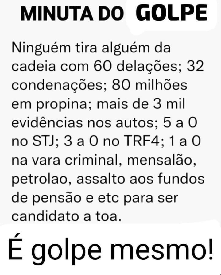 MarianaOlly's tweet photo. A minuta do golpe!!!⤵️ https://t.co/nkC1iuY08M