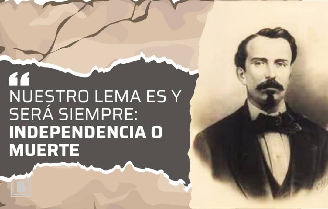 📢 Carlos Manuel de Céspedes: 'Nuestro lema es y será siempre: Independencia o Muerte' #CéspedesImpetuYGrandeza #CubaViveEnSuHistoria