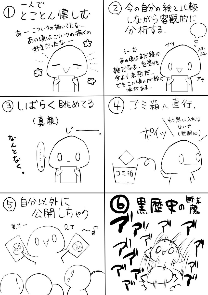 過去絵発掘あるある 