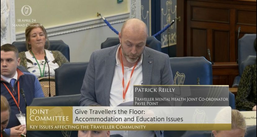 PaveePoint's tweet image. &quot;Infant mortality is almost 4 times higher than the national rate. Traveller mortality is 3.5 times higher &amp;amp; Traveller suicide is 7 times higher and accounts for 11% of Traveller deaths&quot; Patrick Reilly, @PaveePoint #TravellersTakeTheSeanad
