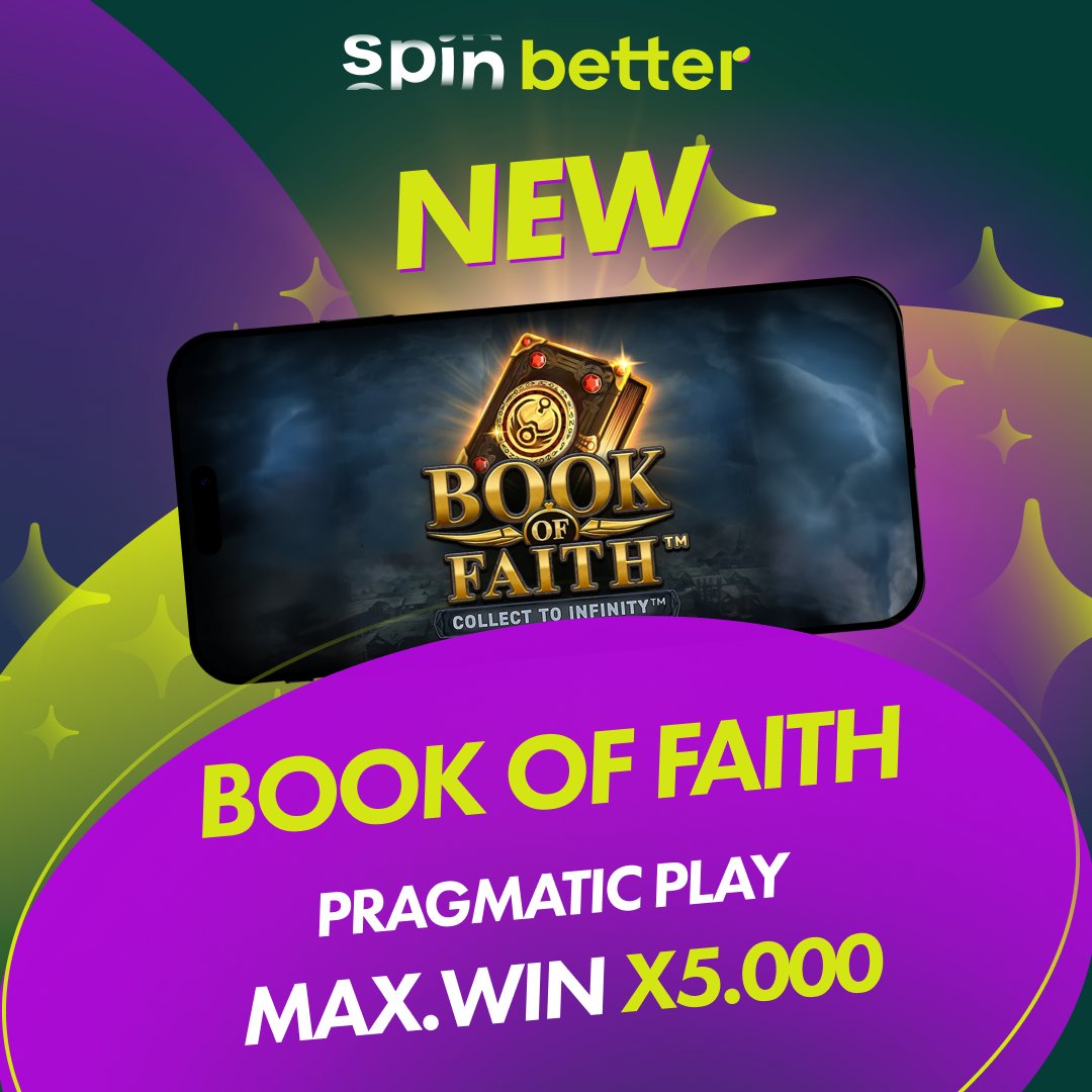 Today is a great day to play the slot Book of Faith by Wazdan. 

Use its many bonus features to aim for a maximum win of x5,000! 

Trust me, you'll like this slot. Click spinbetredir.com/245f?p=slots%3…