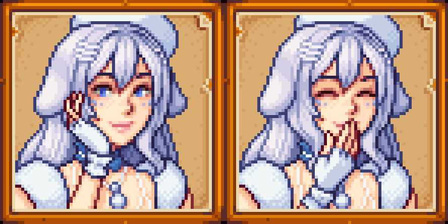 mono_sde's tweet image. #StardewValley portrait for @mercuriru, courtesy of @KuuWhip #mireyart