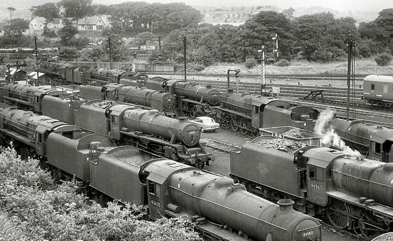 'The ghost of a steam train, echoes down my track' - 'Town Called Malice' by The Jam (1982) - 📷 Carnforth, England, 1968, taken by Trevor Ermel