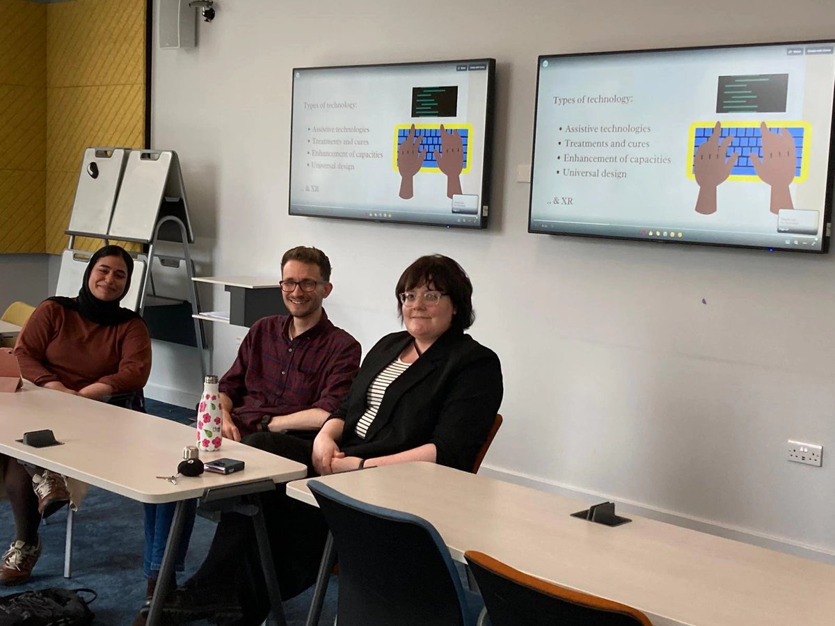 Lovely time being a panelist on UofGlasgow Gaming Lab discussion on accessibility in VR gaming 😀