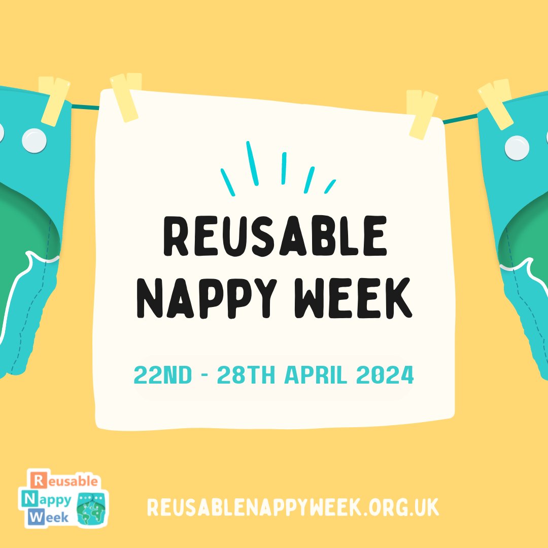 It's Reusable Nappy Week! If you're looking to get started with reusable nappies or would like to know more, including how Hampshire residents can get a 15% discount from a range of suppliers check out the link! hants.gov.uk/wasteandrecycl… #HampshireRecycles @smartliving_hcc