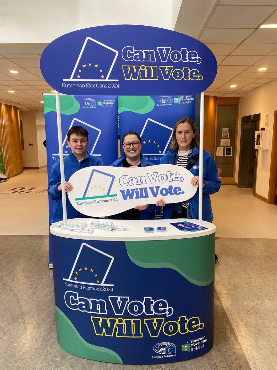 👋 We're here in SETU Waterford chatting to students about the European Elections! Come find us opposite Centra or check out the European Election Info Hub for more: bit.ly/EMIEE24 #UseYourVote