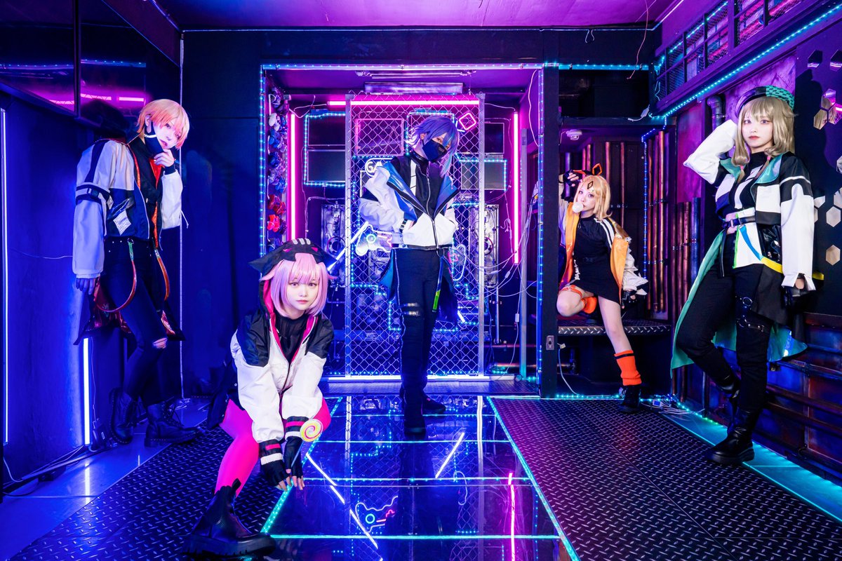 Betypowder_'s tweet photo. 【Cosplay】

“CYBERPUNK DEAD BOY”

#prsk_cos
 #午後からダショwithリン https://t.co/0ekm3aKQ0c