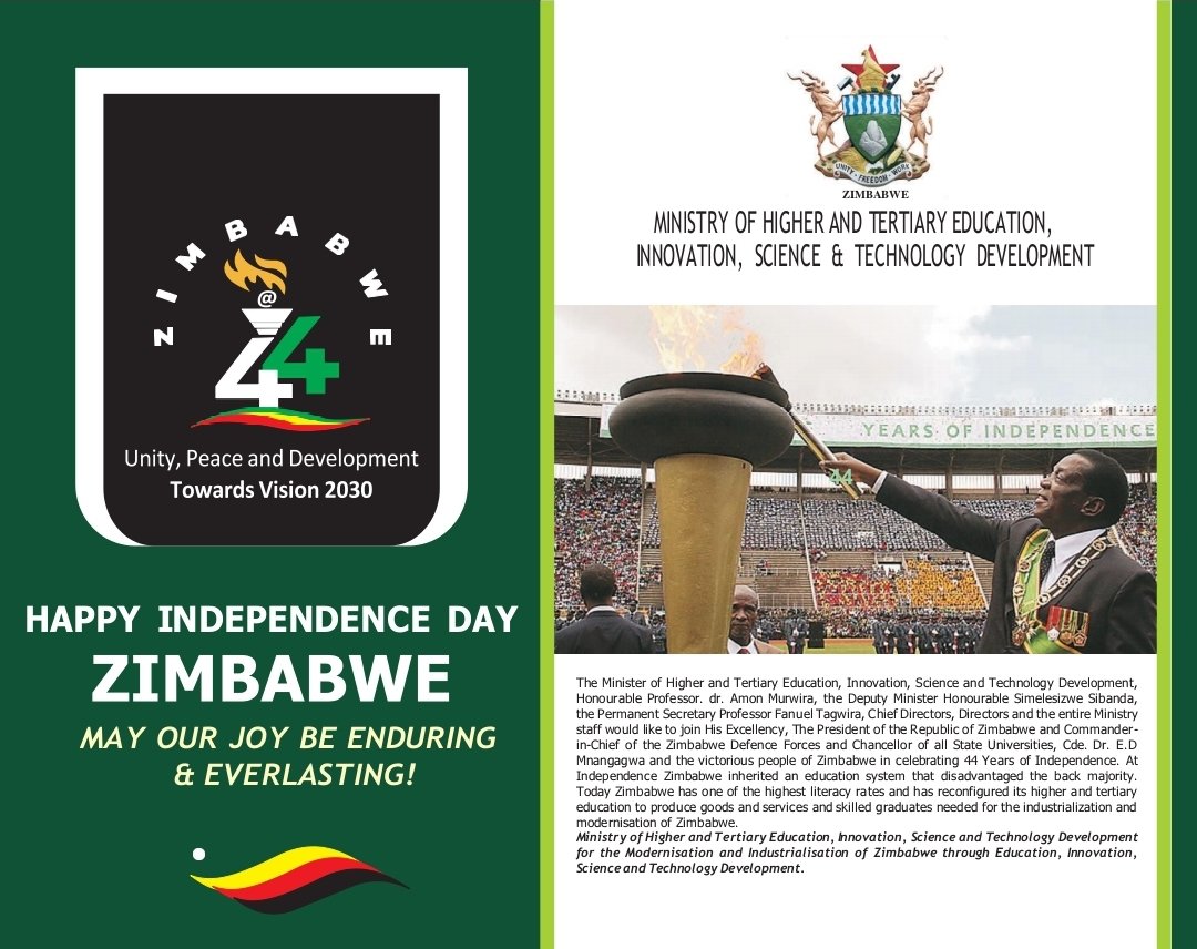 Happy Independence Day, Zimbabwe! #ZimAt44